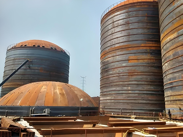 西沙焦粉钢板仓